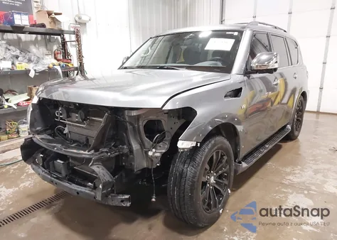 2020 Nissan Armada Platinum 4Wd из США, поврежденный, VIN JN8AY2NC3L9616405